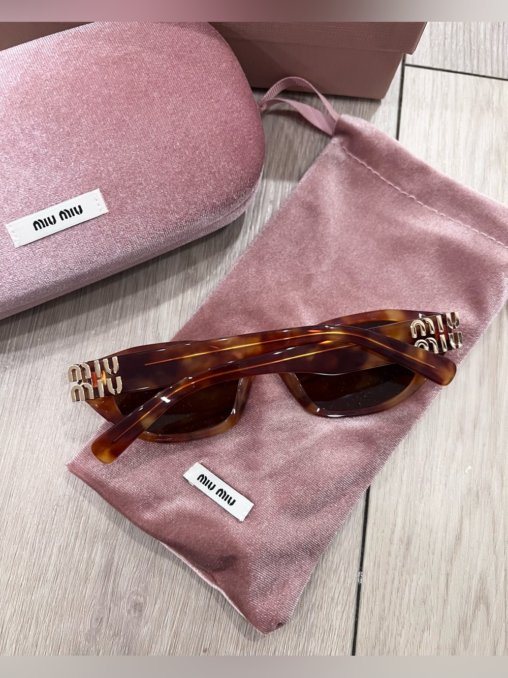 NWOT Best Selling Miu Miu A03S Tortoise Frame Sunglasses - Picture 7 of 10